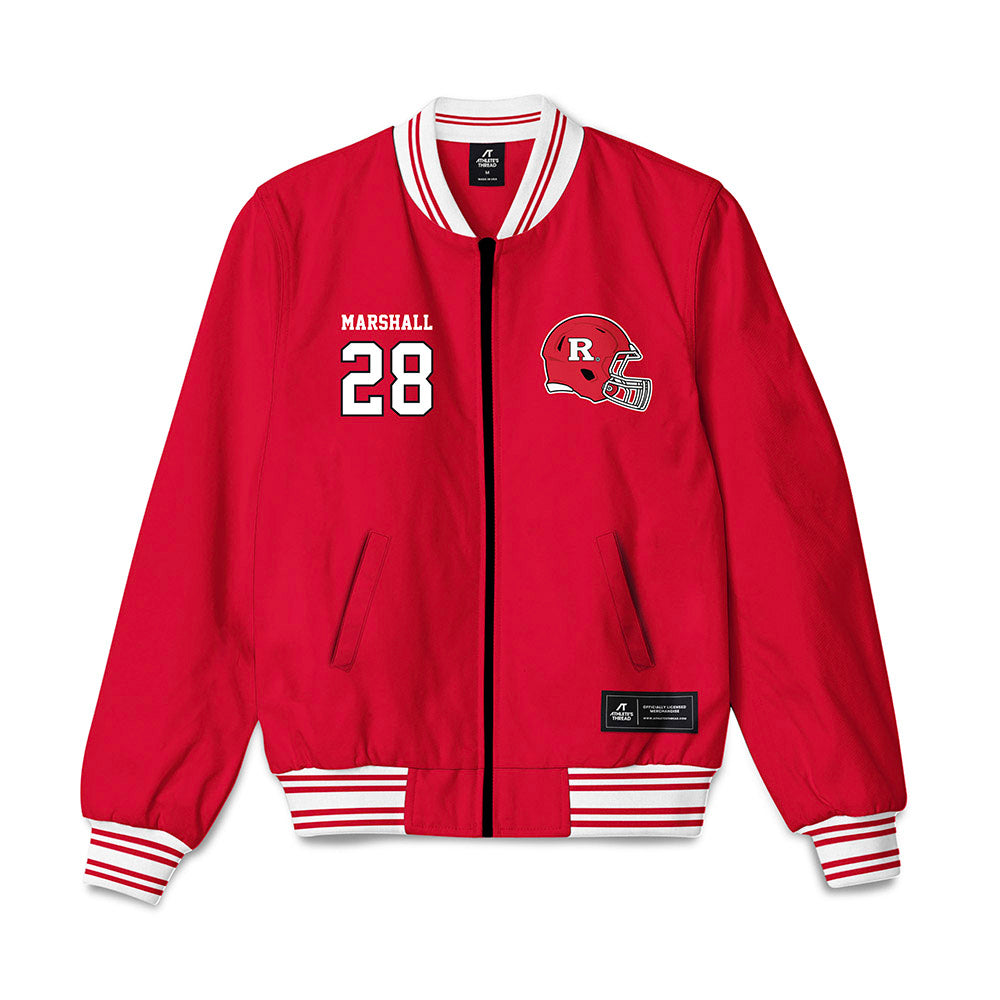 Rutgers - NCAA Football : Cannon Marshall - Bomber Jacket-0
