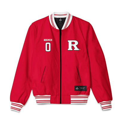 Rutgers - NCAA Women's Soccer : Olivia Bodmer - Bomber Jacket-0