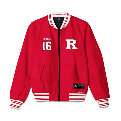 Rutgers - NCAA Women's Volleyball : Imani Howell - Bomber Jacket-0