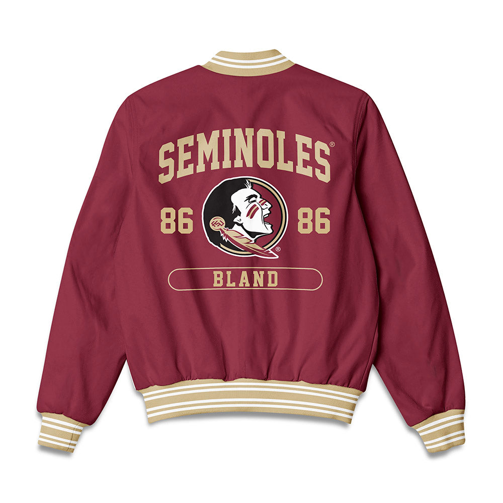FSU - NCAA Football : Tony Bland - Bomber Jacket-1