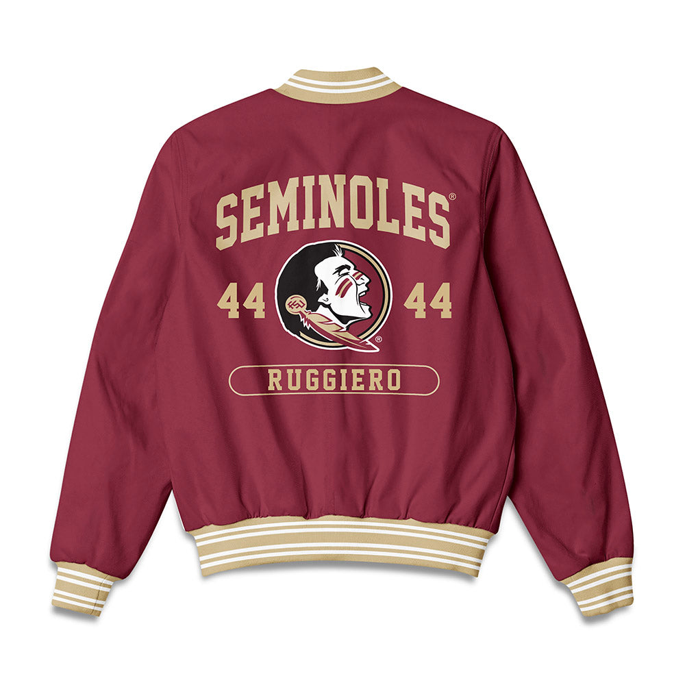FSU - NCAA Softball : Bella Ruggiero - Bomber Jacket-1