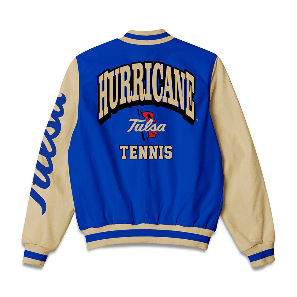 Tulsa - NCAA Women's Tennis : Coral Valle - Bomber Jacket-1