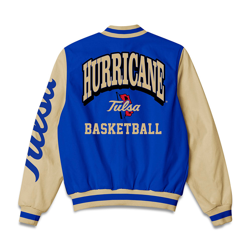 Tulsa - NCAA Women's Basketball : Dora Toman - Bomber Jacket-1