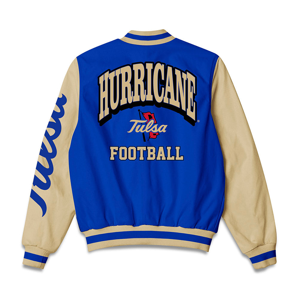 Tulsa - NCAA Football : Zane Woodham - Bomber Jacket-1