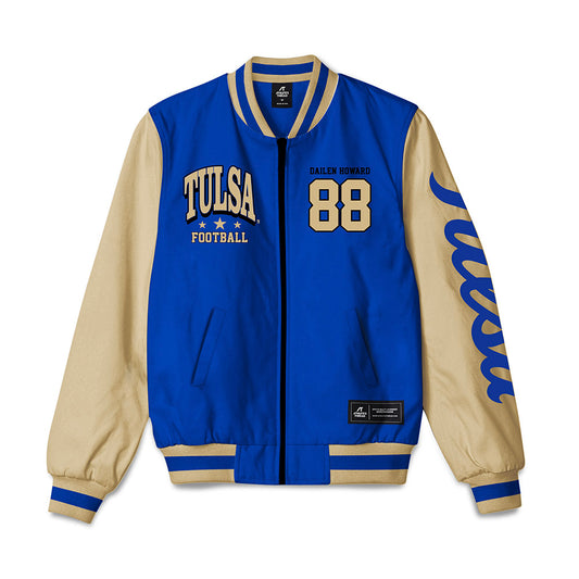Tulsa - NCAA Football : Dailen Howard - Bomber Jacket-0