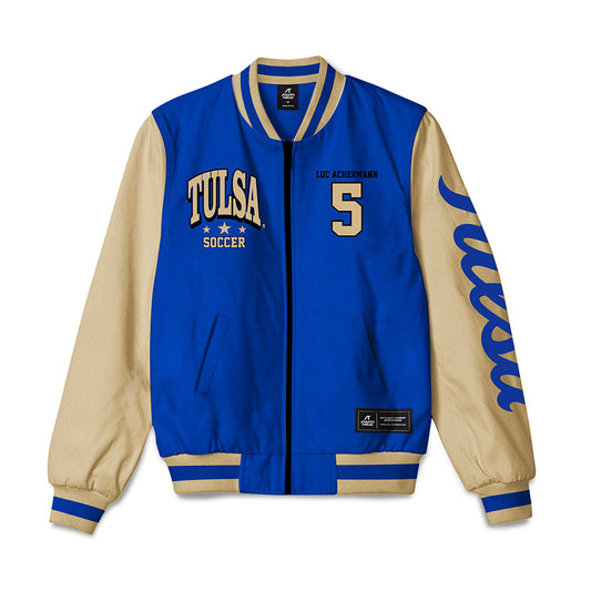 Tulsa - NCAA Men's Soccer : Luc Achermann - Bomber Jacket-0
