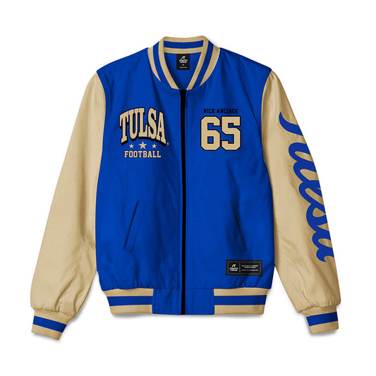 Tulsa - NCAA Football : Nick Anciaux - Bomber Jacket-0