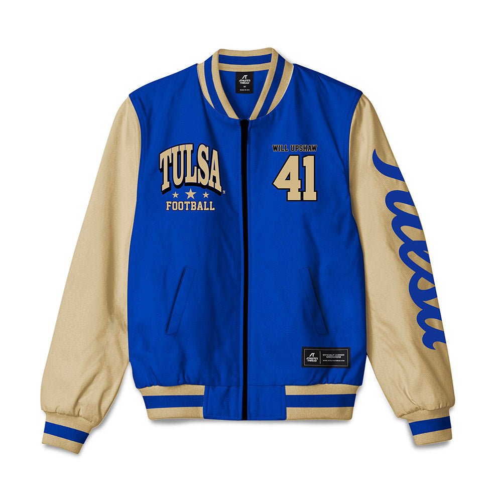 Tulsa - NCAA Football : Will Upshaw - Bomber Jacket-0