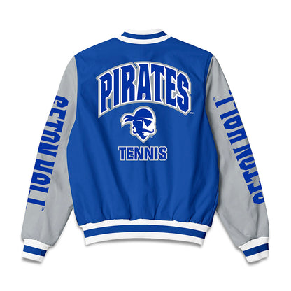 Seton Hall - NCAA Women's Tennis : Ellie Coe - Bomber Jacket-1