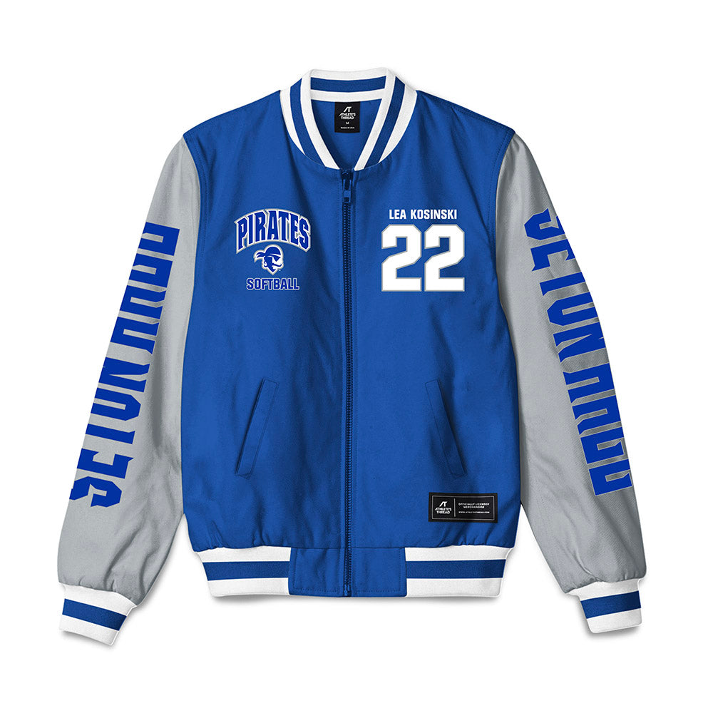 Seton Hall - NCAA Softball : Lea Kosinski - Bomber Jacket-0