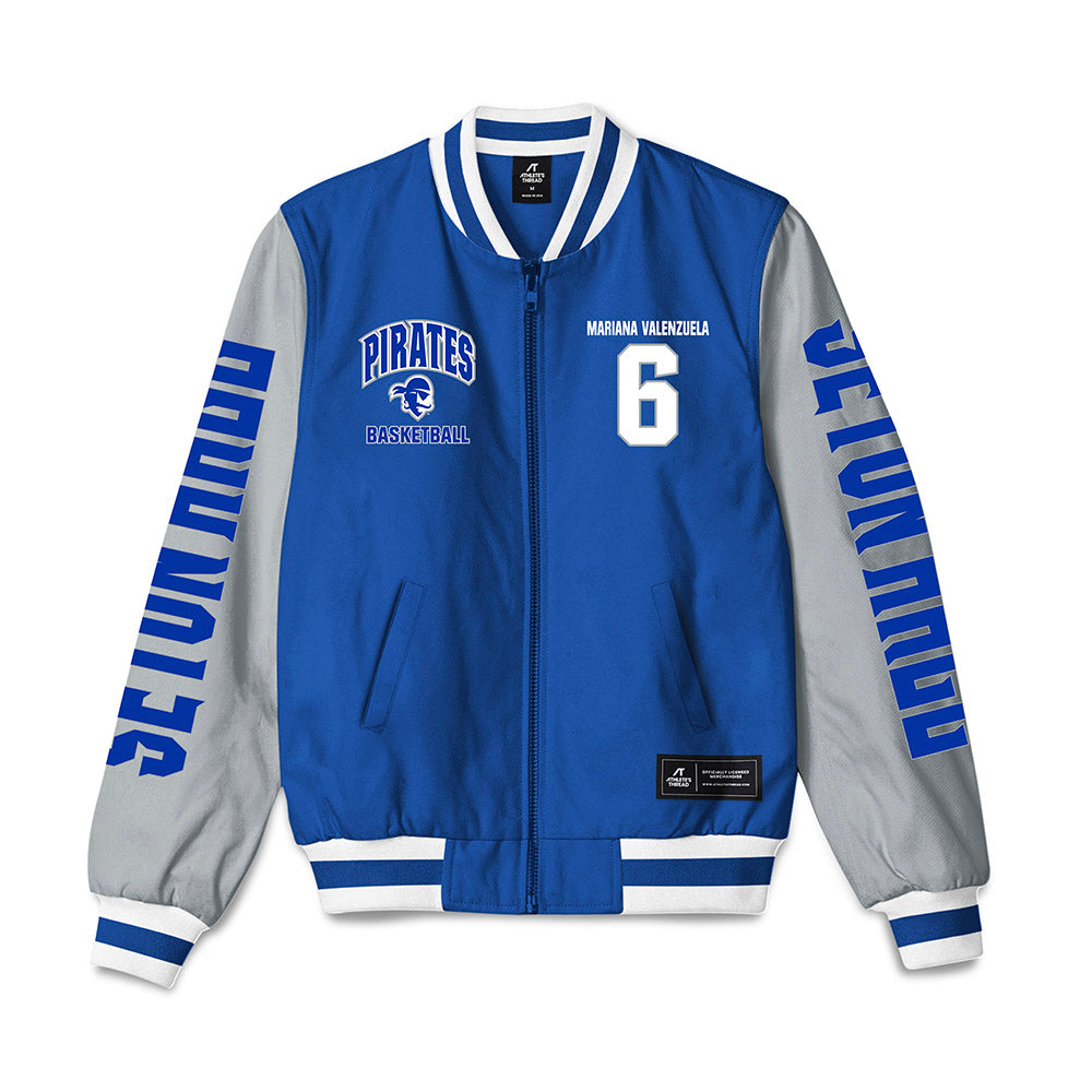 Seton Hall - NCAA Women's Basketball : Mariana Valenzuela - Bomber Jacket-0