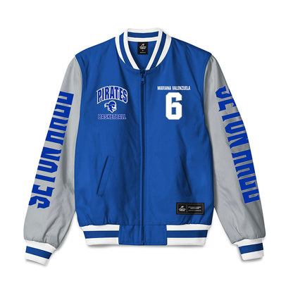 Seton Hall - NCAA Women's Basketball : Mariana Valenzuela - Bomber Jacket-0