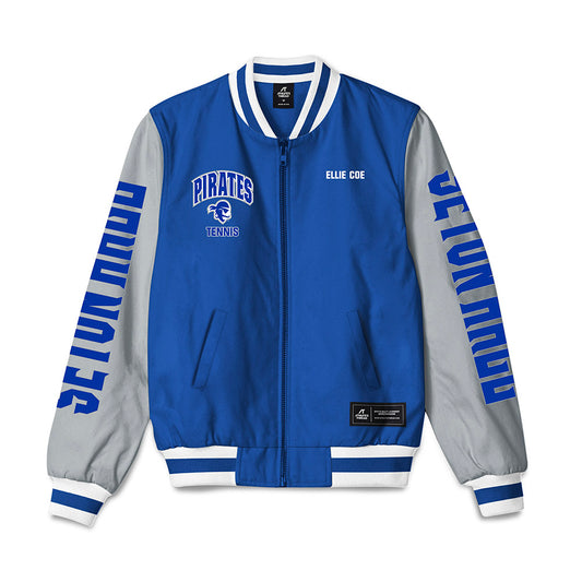 Seton Hall - NCAA Women's Tennis : Ellie Coe - Bomber Jacket-0