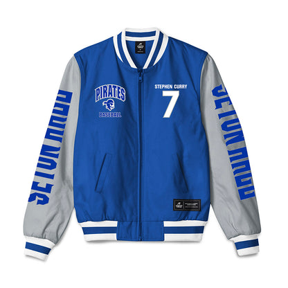 Seton Hall - NCAA Baseball : Stephen Curry - Bomber Jacket-0