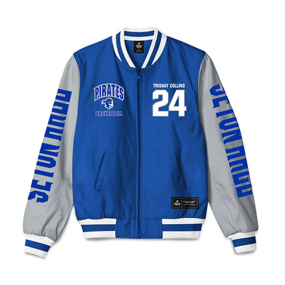 Seton Hall - NCAA Women's Basketball : Trishay Collins - Bomber Jacket-0