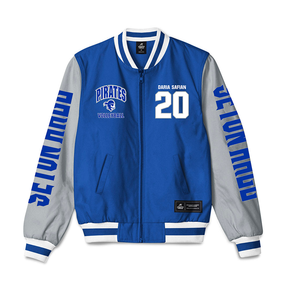 Seton Hall - NCAA Women's Volleyball : Daria Safian - Bomber Jacket-0