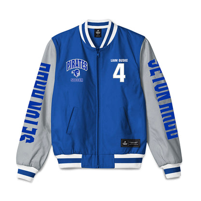 Seton Hall - NCAA Men's Soccer : Liam Guske - Bomber Jacket-0