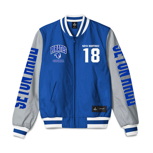 Seton Hall - NCAA Softball : Naya Martinez - Bomber Jacket-0