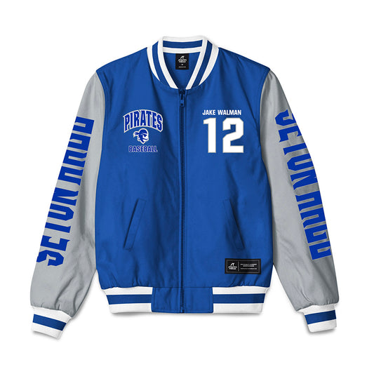 Seton Hall - NCAA Baseball : Jake Walman - Bomber Jacket-0
