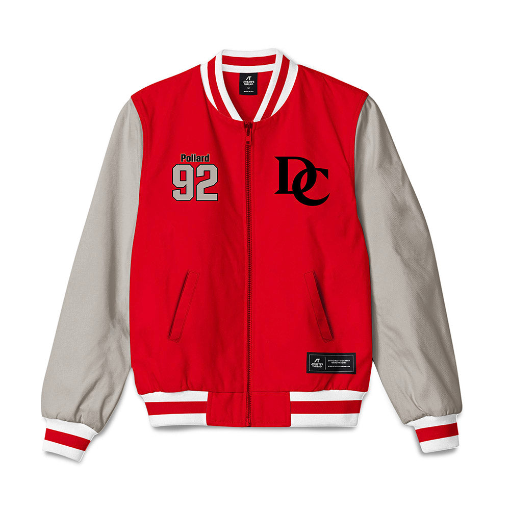 Davidson - NCAA Football : Zavier Pollard - Bomber Jacket-0