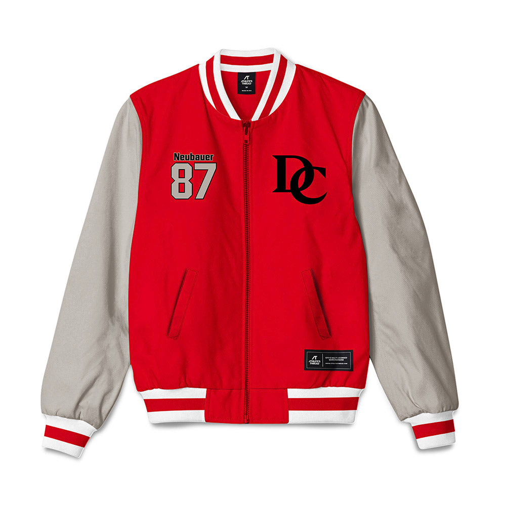 Davidson - NCAA Football : Cal Neubauer - Bomber Jacket-0