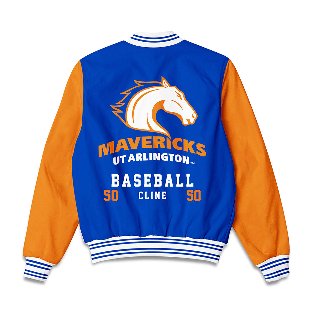 Texas Arlington - NCAA Baseball : Caden Cline - Bomber Jacket-1