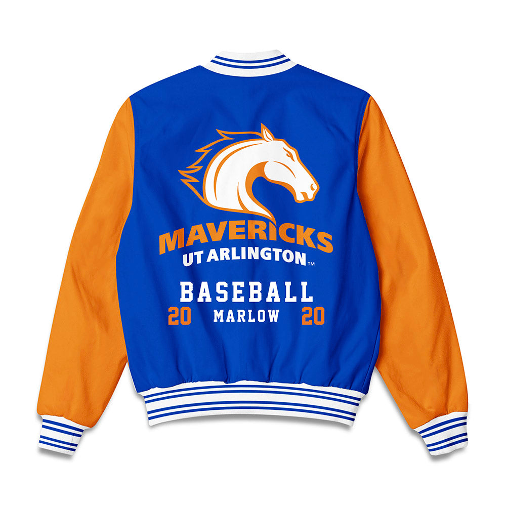 Texas Arlington - NCAA Baseball : Geoffrey Marlow - Bomber Jacket-1
