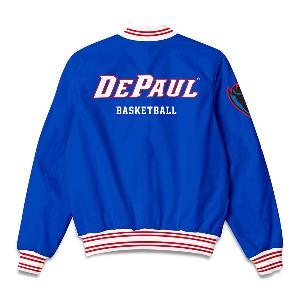 DePaul - NCAA Men's Basketball : Amsal Delalic - Bomber Jacket-1