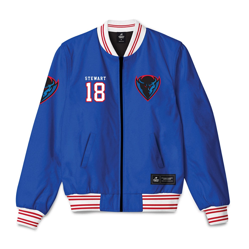 DePaul - NCAA Women's Volleyball : Morgan Stewart - Bomber Jacket-0