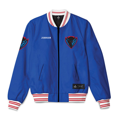 DePaul - NCAA Women's Track & Field : Trixie Johnson - Bomber Jacket-0