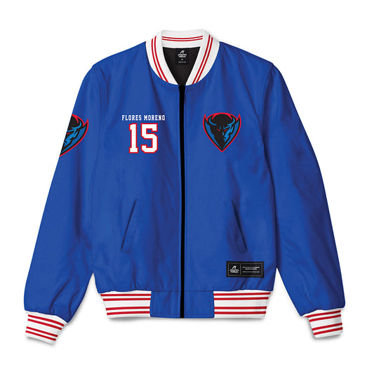 DePaul - NCAA Men's Basketball : Fabian Flores Moreno - Bomber Jacket-0