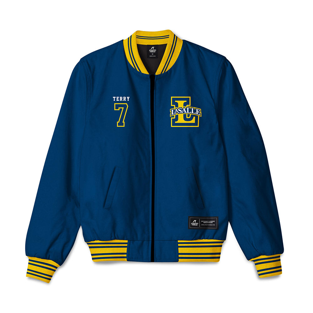 La Salle - NCAA Baseball : Jace Terry - Bomber Jacket-0