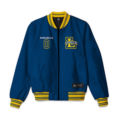 La Salle - NCAA Baseball : Josh Manganello - Bomber Jacket-0