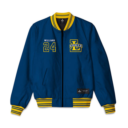 La Salle - NCAA Women's Basketball : Kiara Williams - Bomber Jacket-0