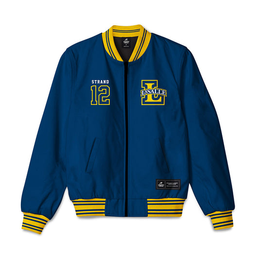 La Salle - NCAA Men's Basketball : Damon Strand - Bomber Jacket-0
