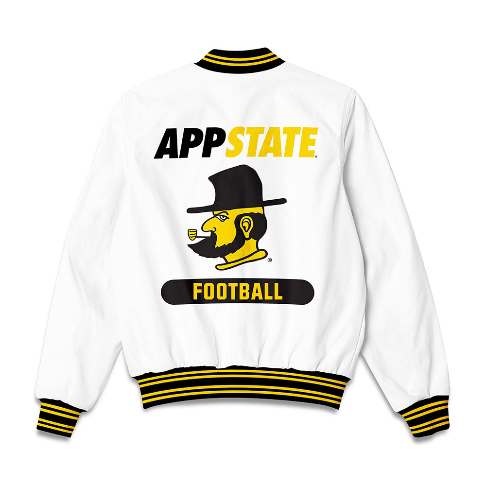 App State - NCAA Football : Nathan Johnson - Bomber Jacket