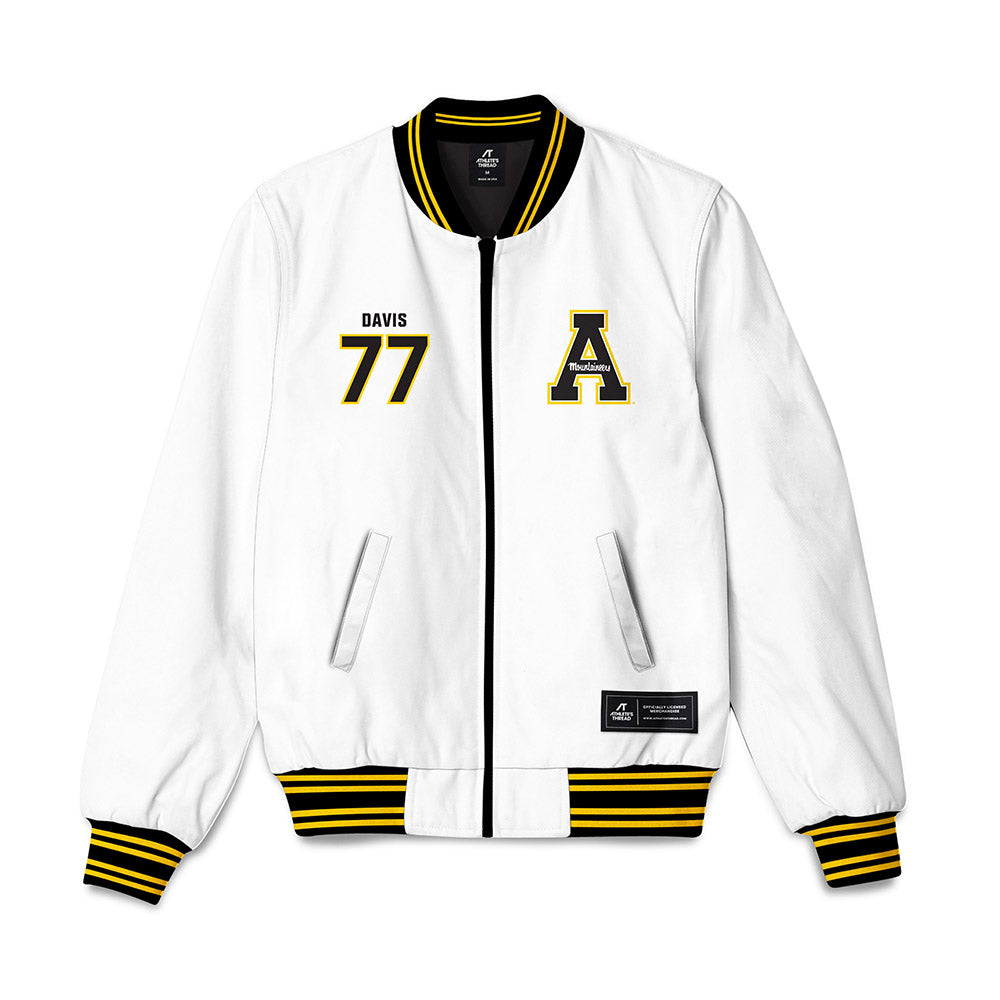 App State - NCAA Football : Daniel Davis - Bomber Jacket-0