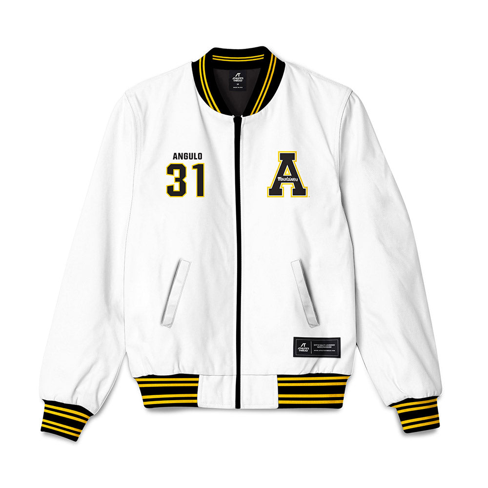 App State - NCAA Football : Jaysen Angulo - Bomber Jacket-0