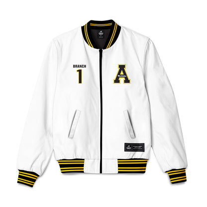 App State - NCAA Football : Nate Branch - Bomber Jacket-0