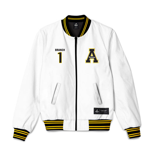 App State - NCAA Football : Nate Branch - Bomber Jacket-0