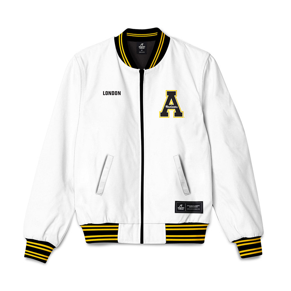 App State - NCAA Football : James London - Bomber Jacket-0