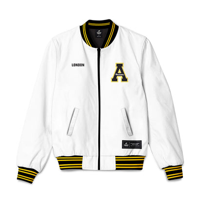 App State - NCAA Football : James London - Bomber Jacket-0