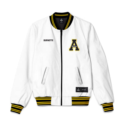 App State - NCAA Football : J'Marion Burnette - Bomber Jacket-0
