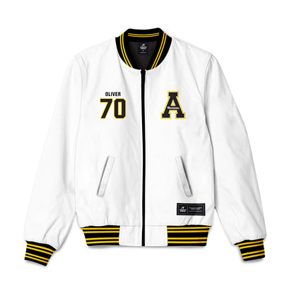 App State - NCAA Football : Aljonon Oliver - Bomber Jacket-0