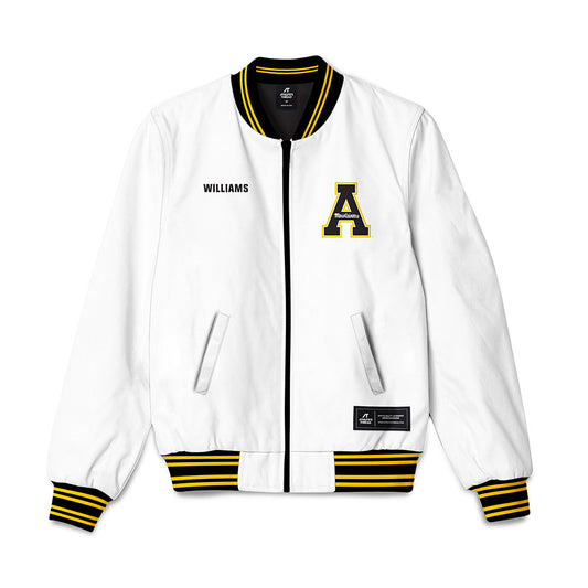 App State - NCAA Football : Lance Williams - Bomber Jacket-0