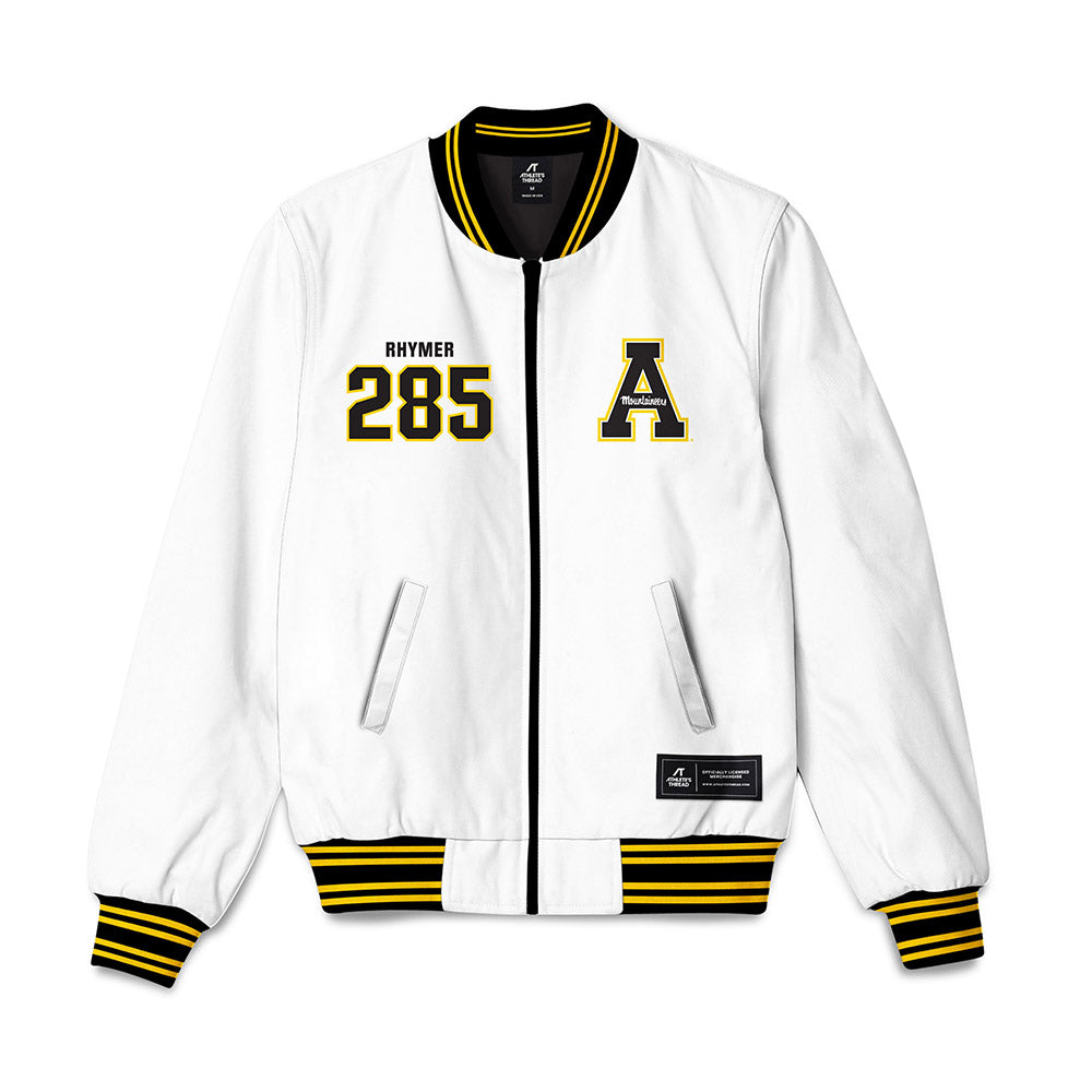 App State - NCAA Wrestling : Avery Rhymer - Bomber Jacket-0