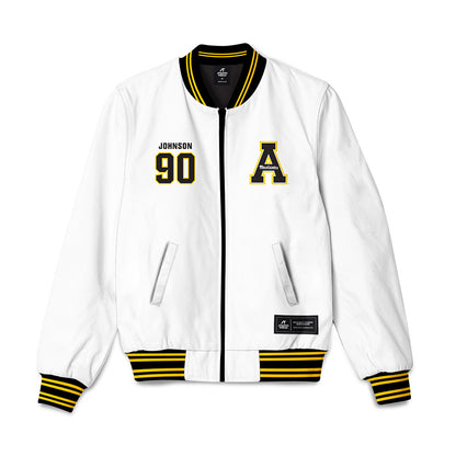 App State - NCAA Football : Nathan Johnson - Bomber Jacket