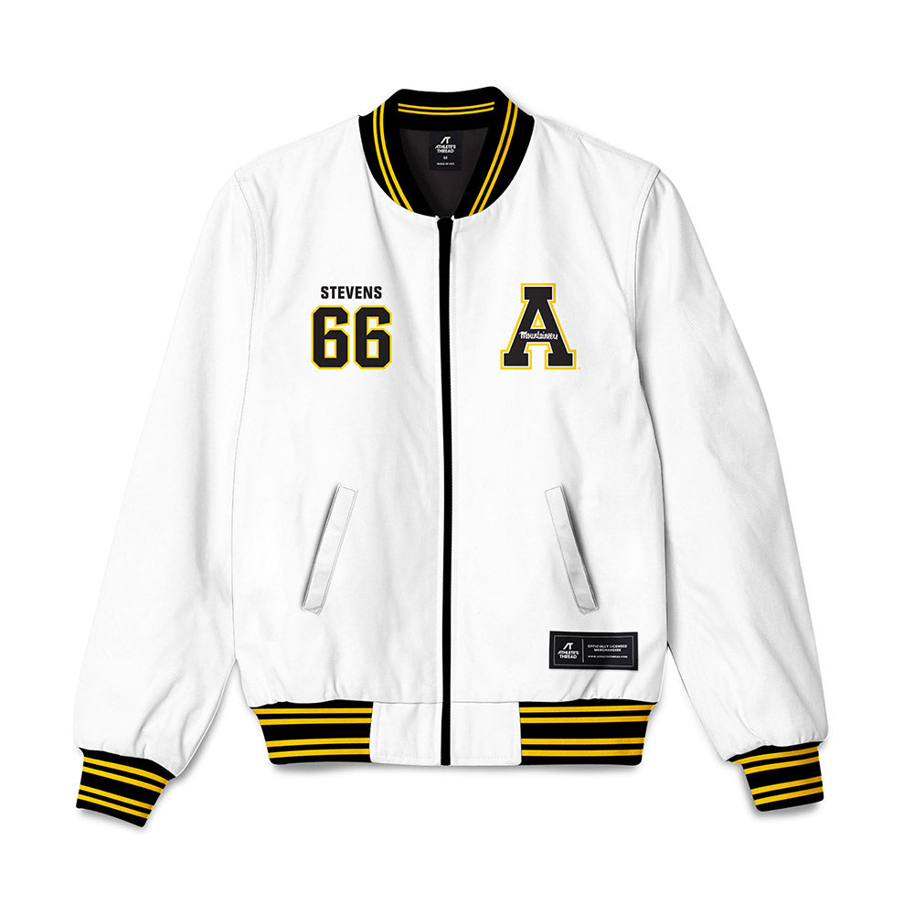 App State - NCAA Football : Danny Stevens - Bomber Jacket-0