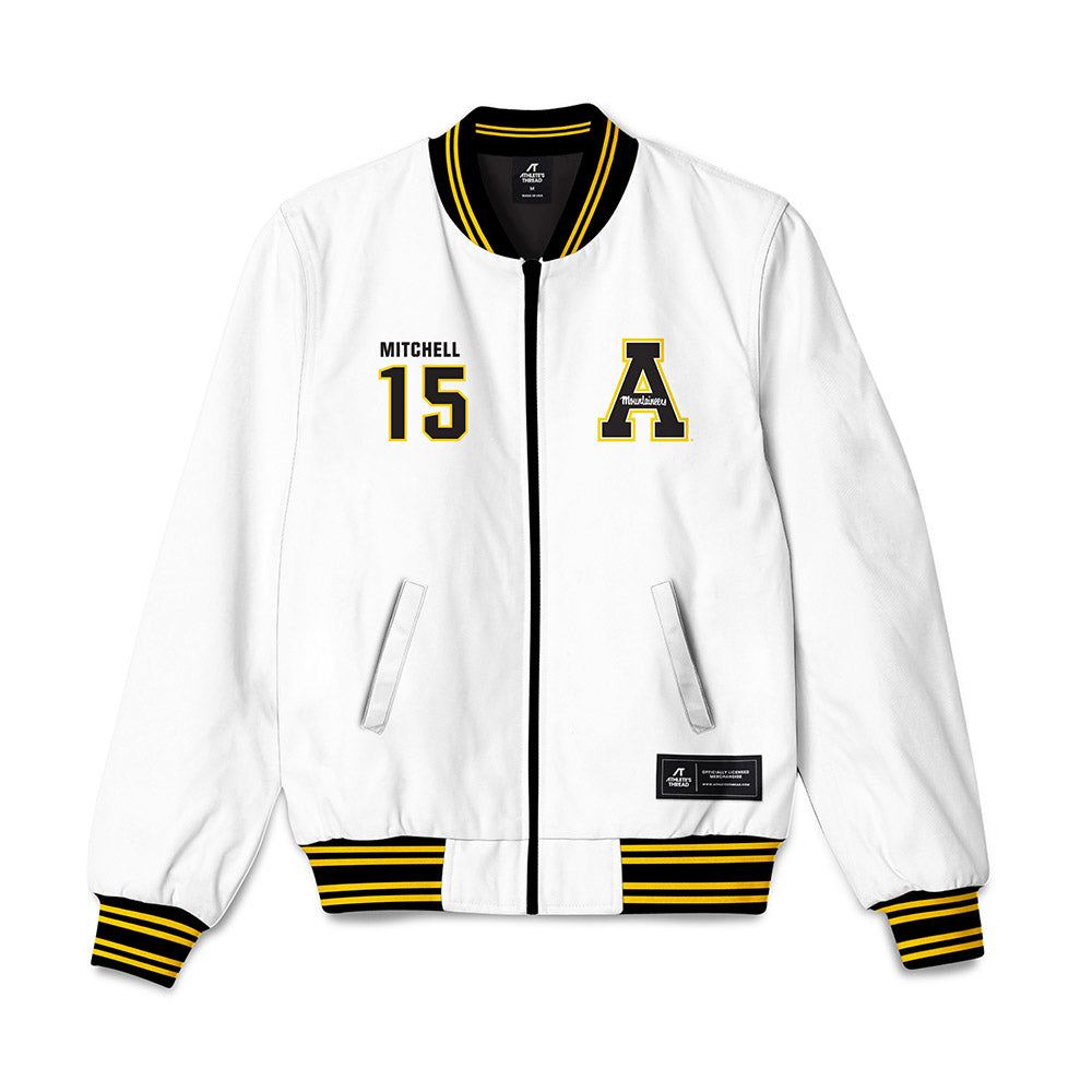 App State - NCAA Football : Alex Mitchell - Bomber Jacket-0