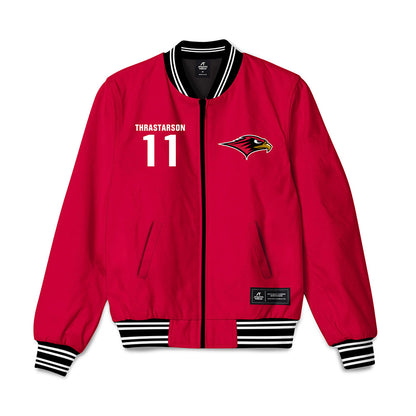 Seattle - NCAA Men's Basketball : Tomas Thrastarson - Bomber Jacket-0